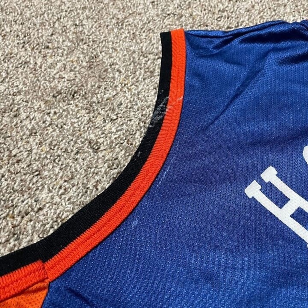Champion New York Knicks Allan Houston 20 Jersey Mens Large 44 Blue NBA Vintage - Picture 9 of 9